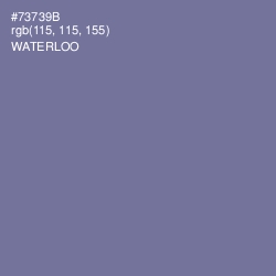 #73739B - Waterloo  Color Image